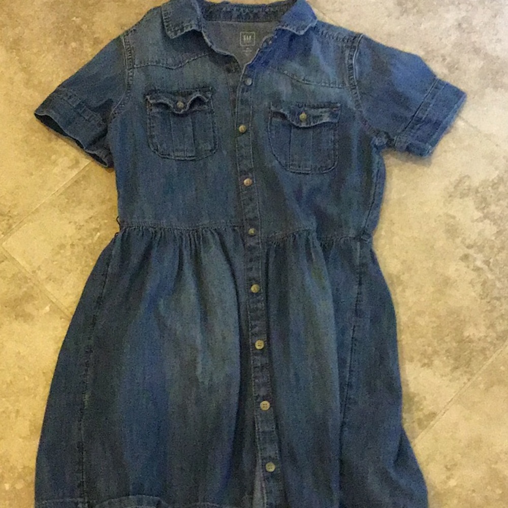 Jean shirt dress